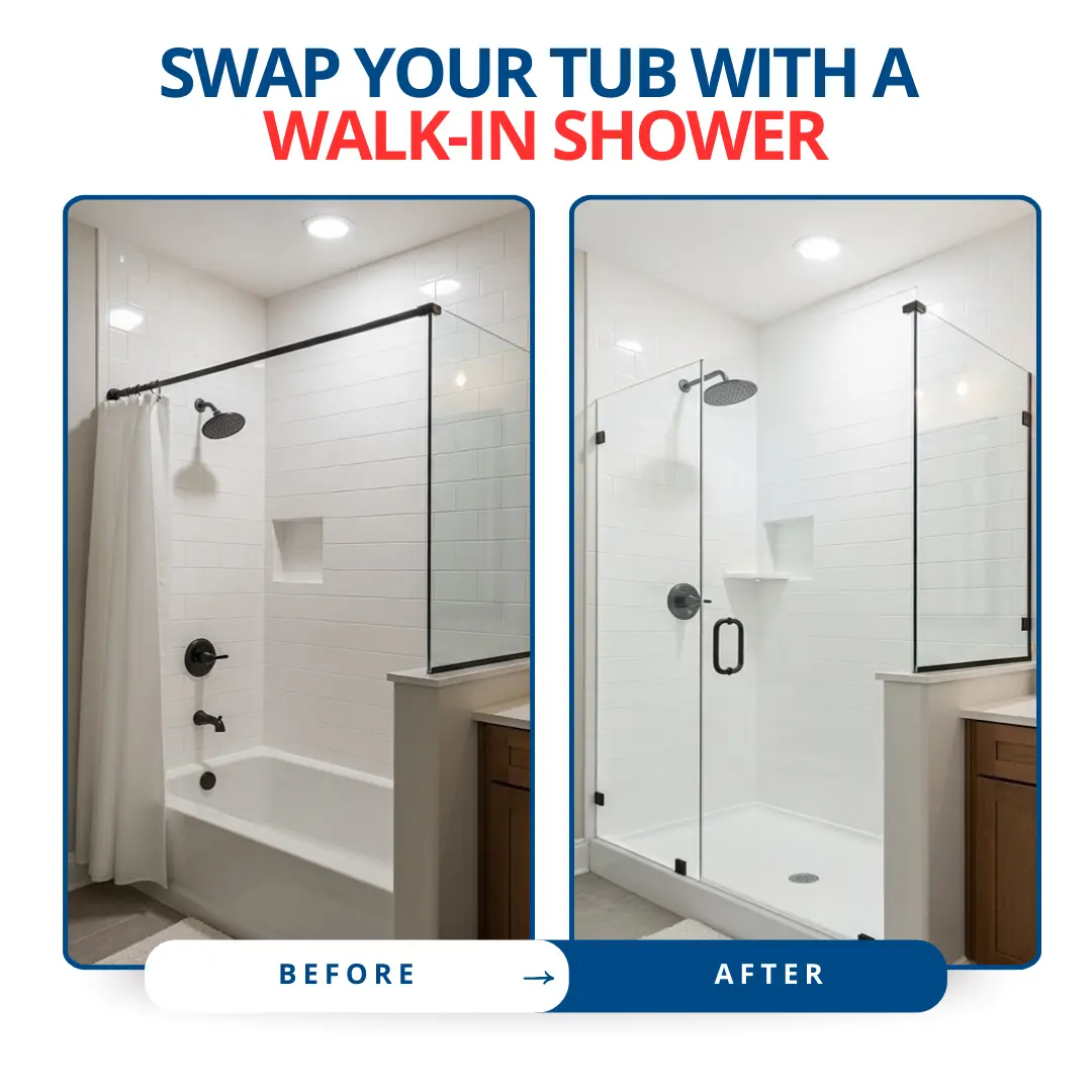 Before and After Bathroom Renovation